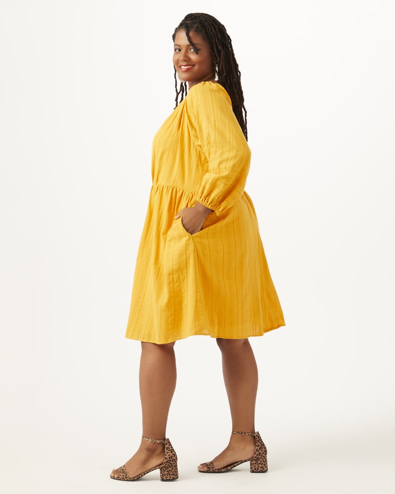 Plus size model with hourglass body shape wearing  by Adorned | Dia&Co | dia_product_style_image_id:162373